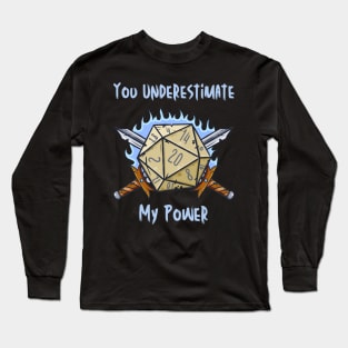 You Underestimate My Power - meme crossover Long Sleeve T-Shirt